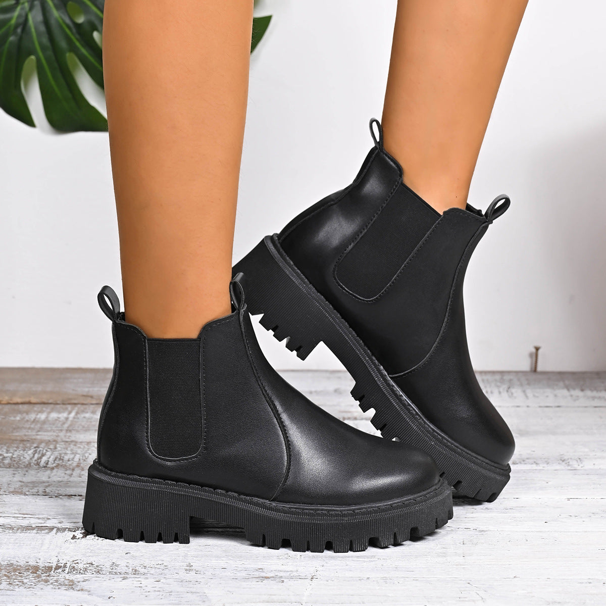 Minimal Slouchy Boots