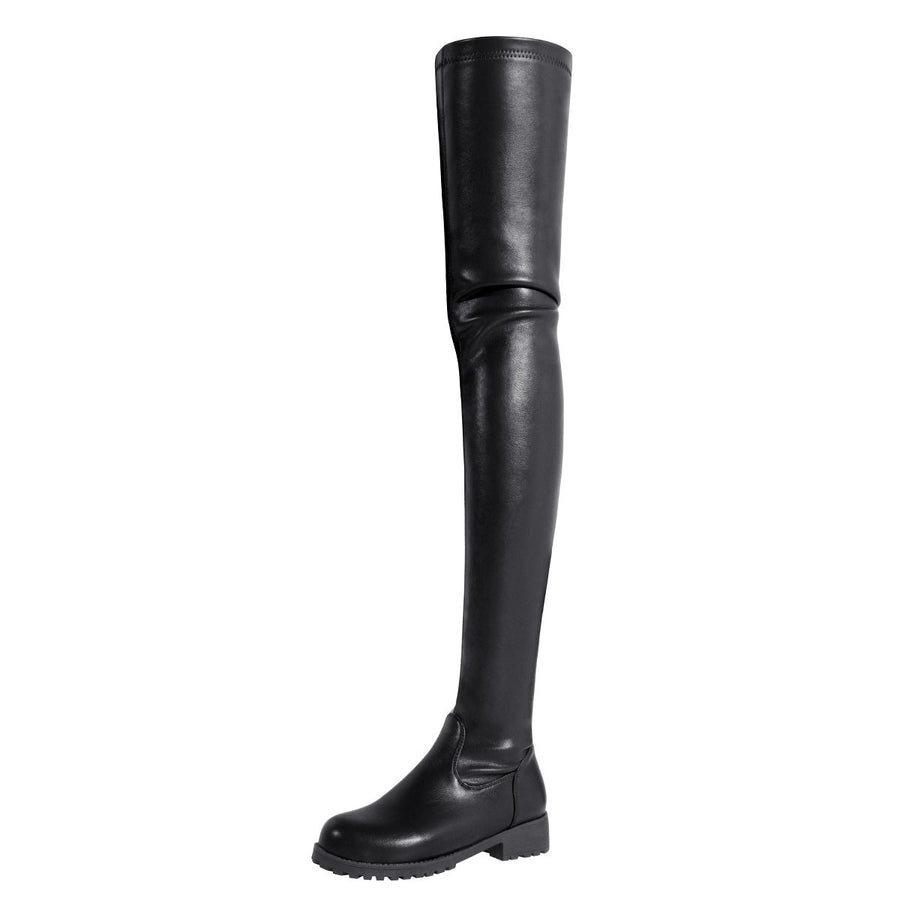 Natural Lug-Sole Boots