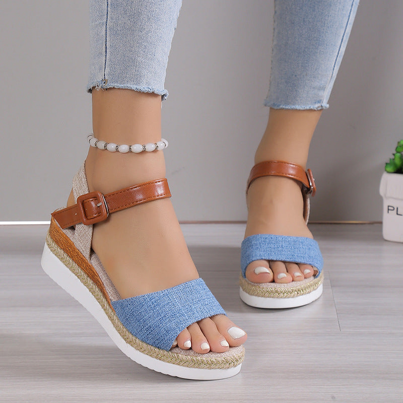 Warm Metallic Sandals