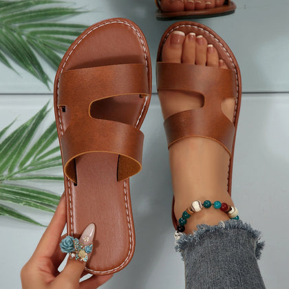Minimal Buckled Sandals