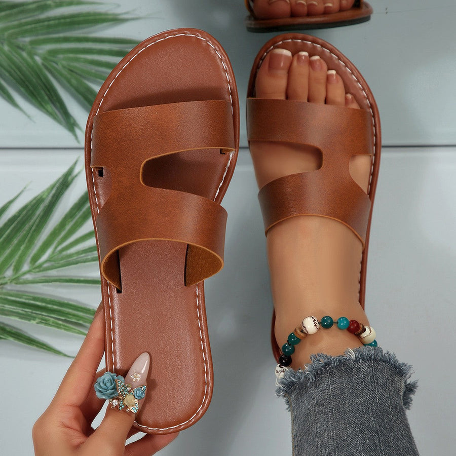 Minimal Buckled Sandals