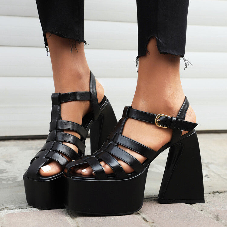 Airy Lace-Up Sandals