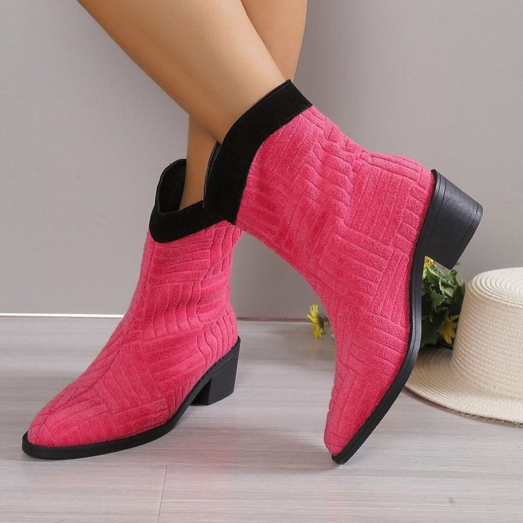 Simple Suede Boots