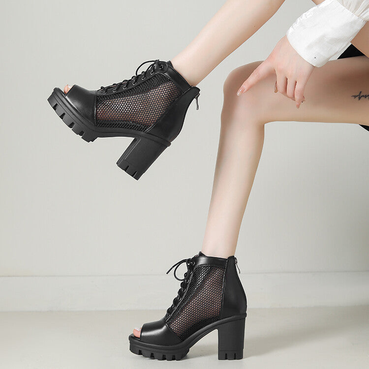 Beach Lace-Up Sandals