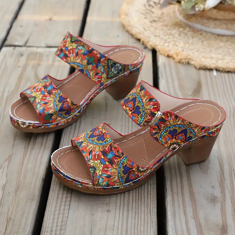 Easy Raffia Sandals