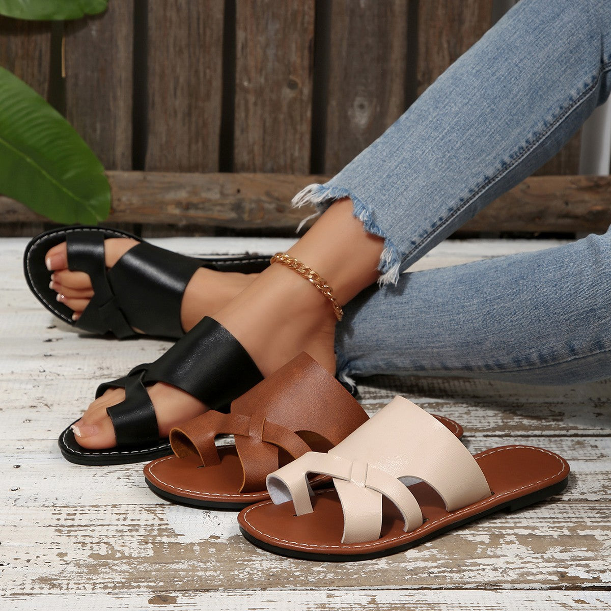 Natural Woven Sandals