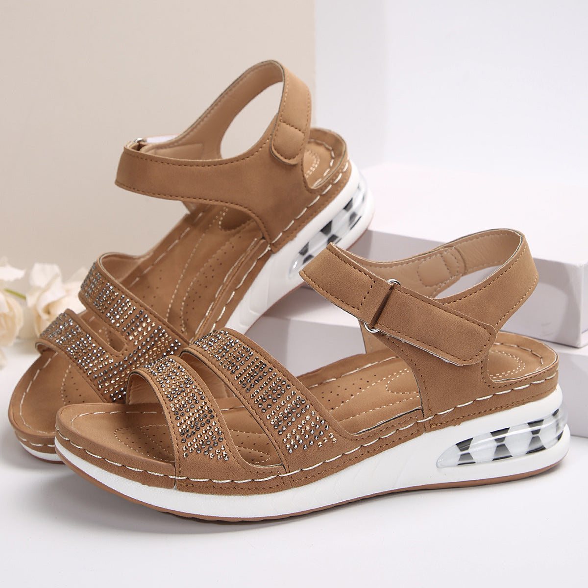 Airy Slip-On Sandals