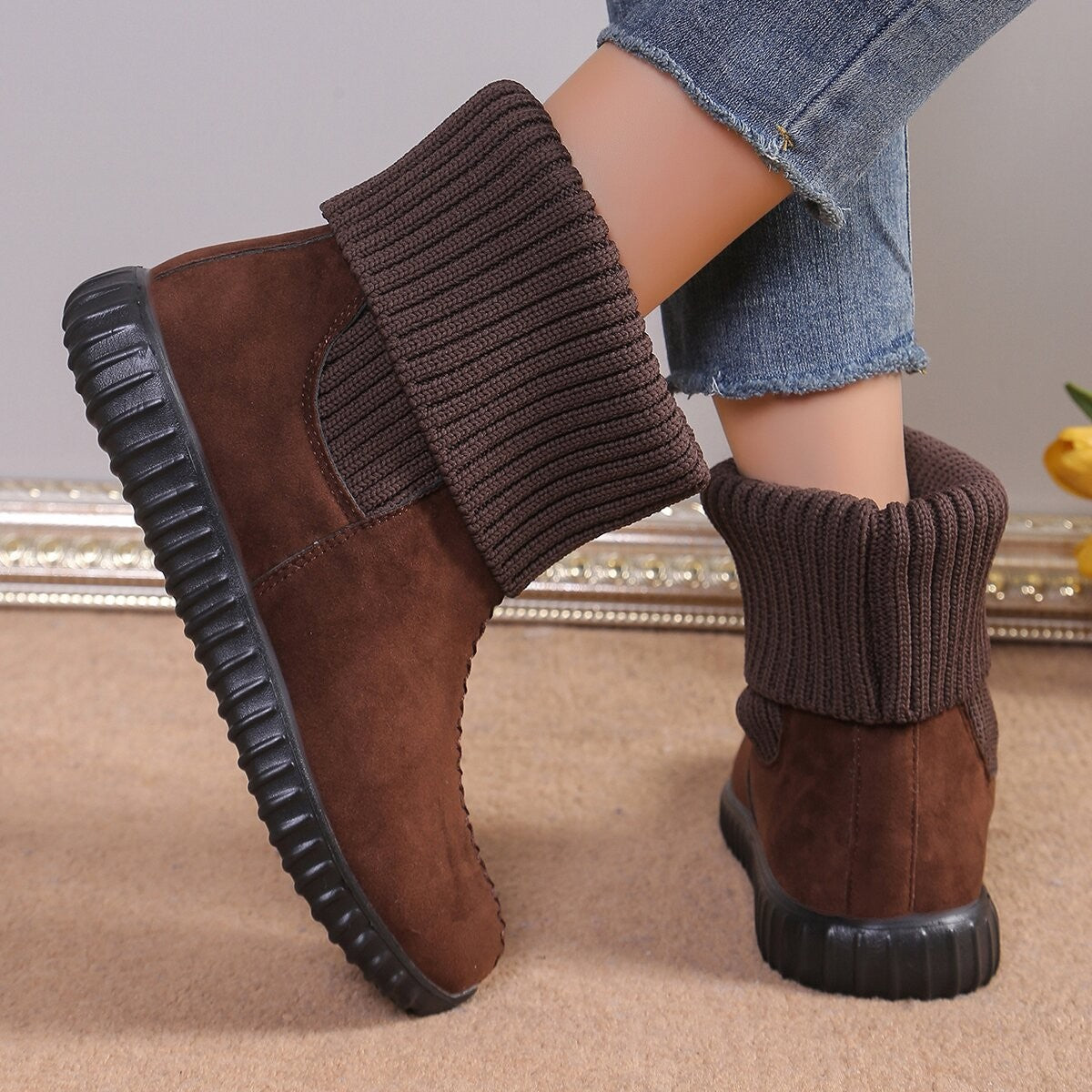 Modern Buckled Boots