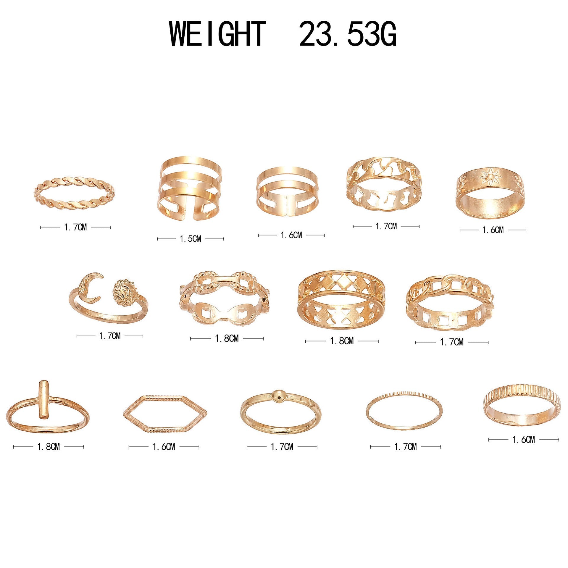 Natural Striped Set