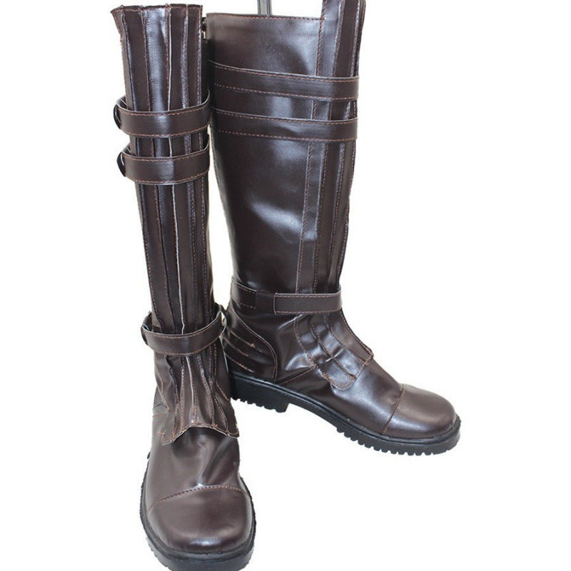 Walking Buckled Boots