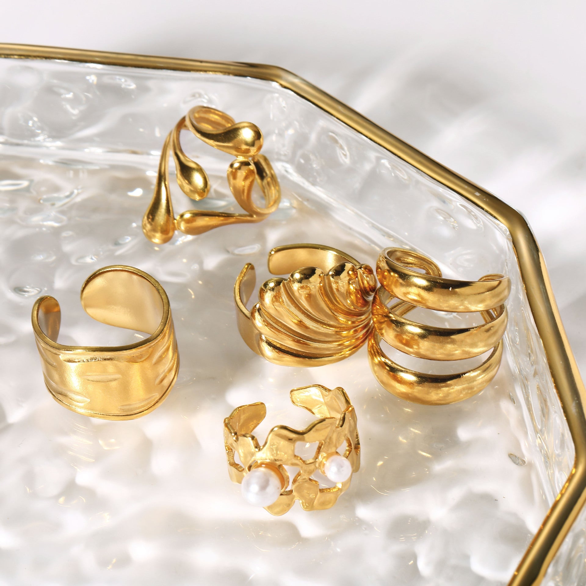 Minimalist Textured Jewelry