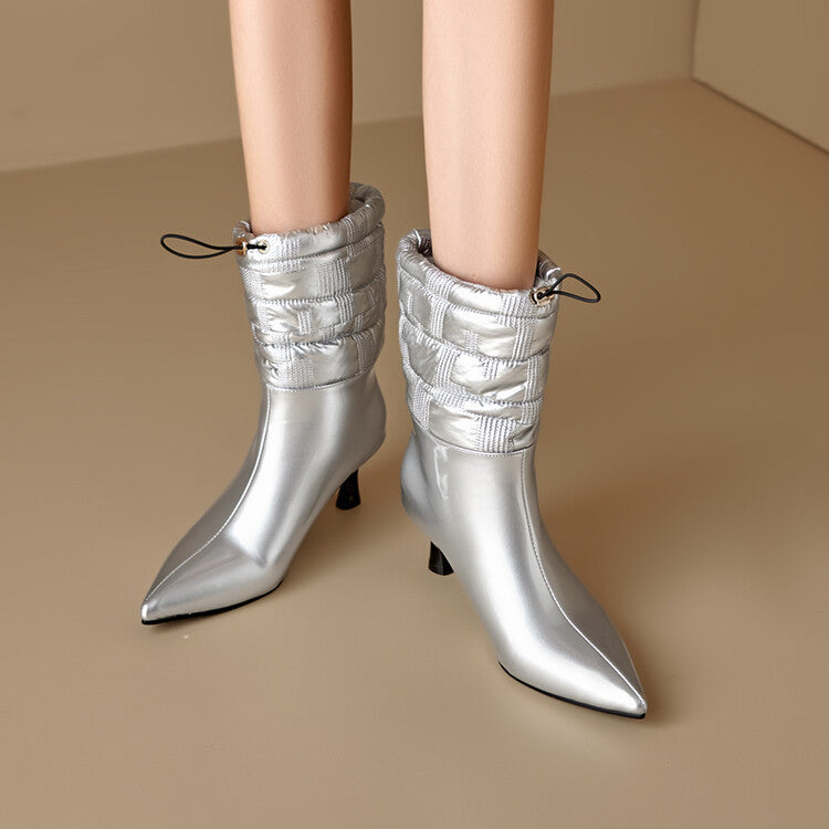Minimal Heeled Boots