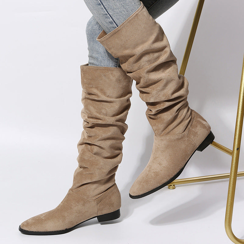 Minimal Zip-Up Boots