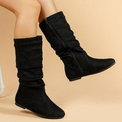 Simple Suede Boots