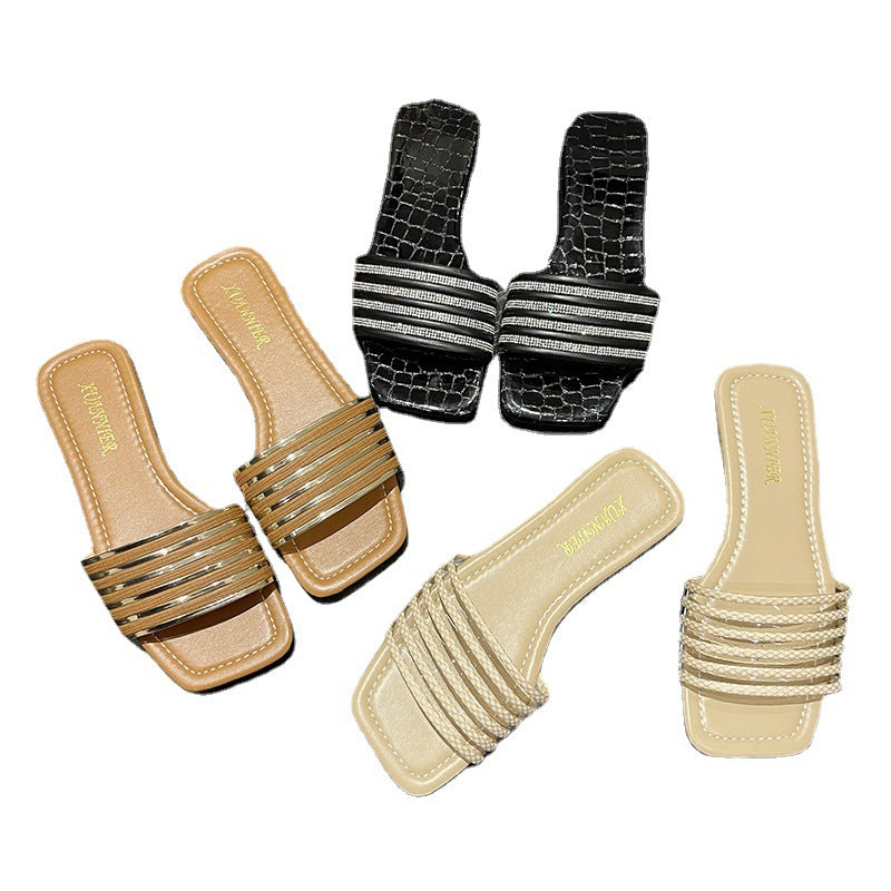 Sunny Slip-On Sandals