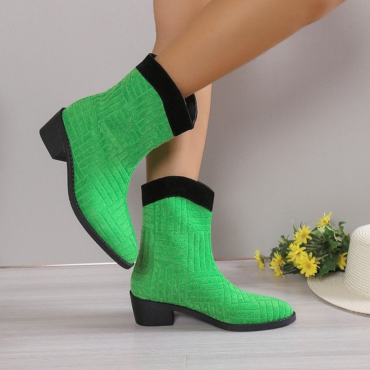 Simple Suede Boots