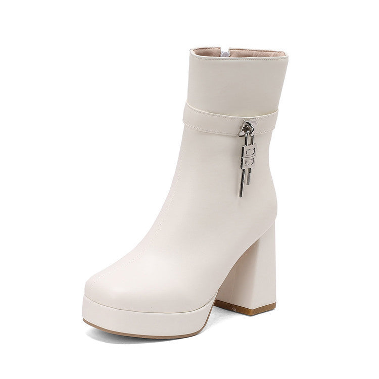 Casual Lug-Sole Boots