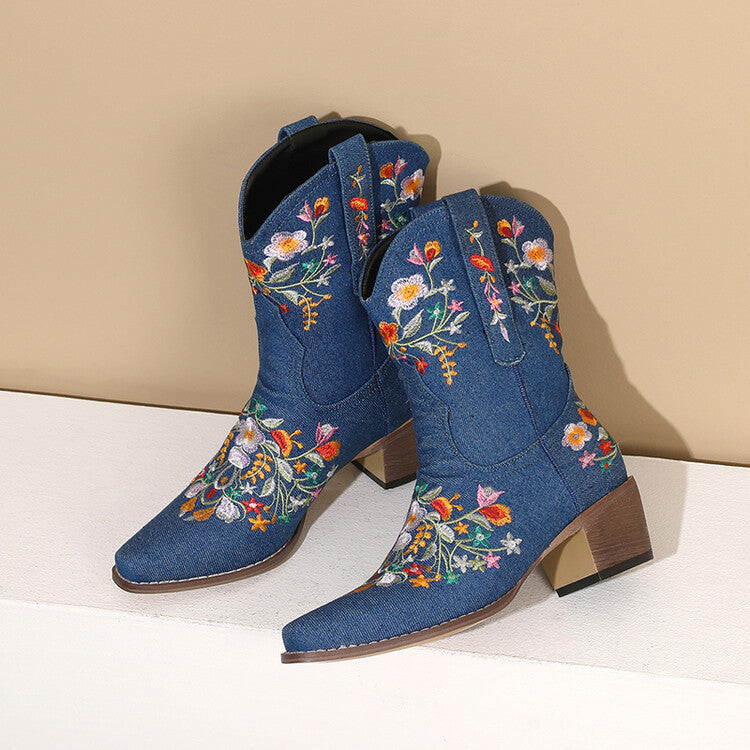 Natural Western Boots