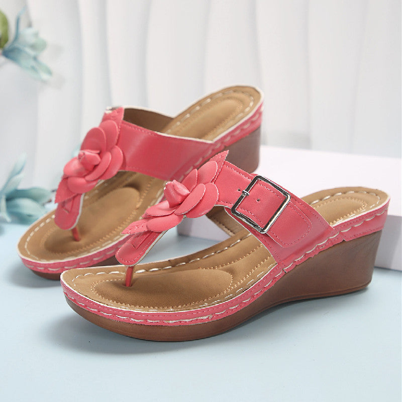 Natural Slide Sandals