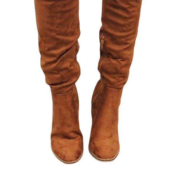 Airy Block-Heel Boots
