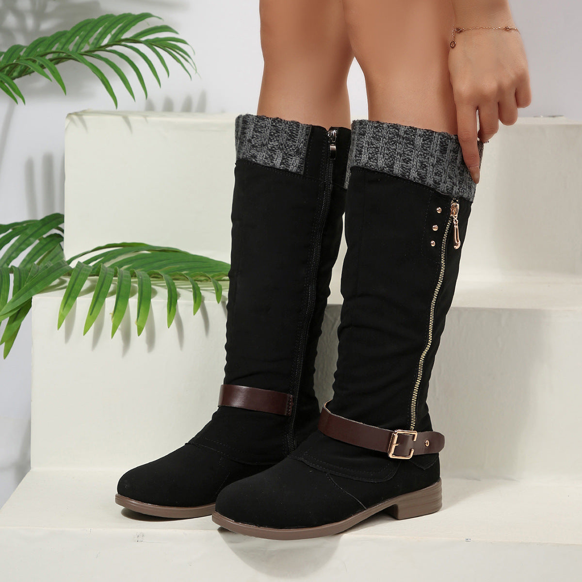 Summer Leather Boots
