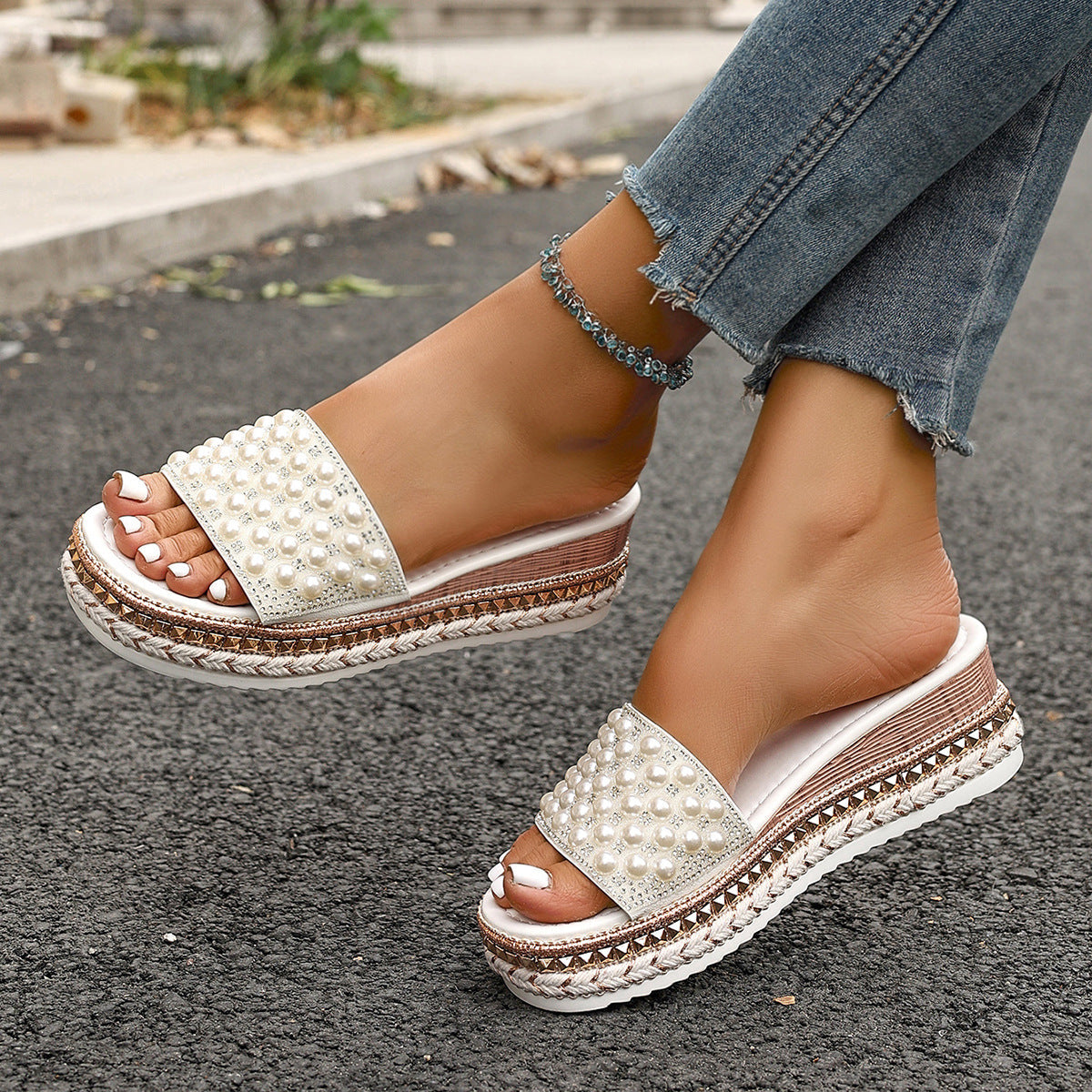 Light Cork Sandals