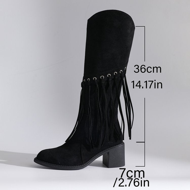 Casual Textured Boots