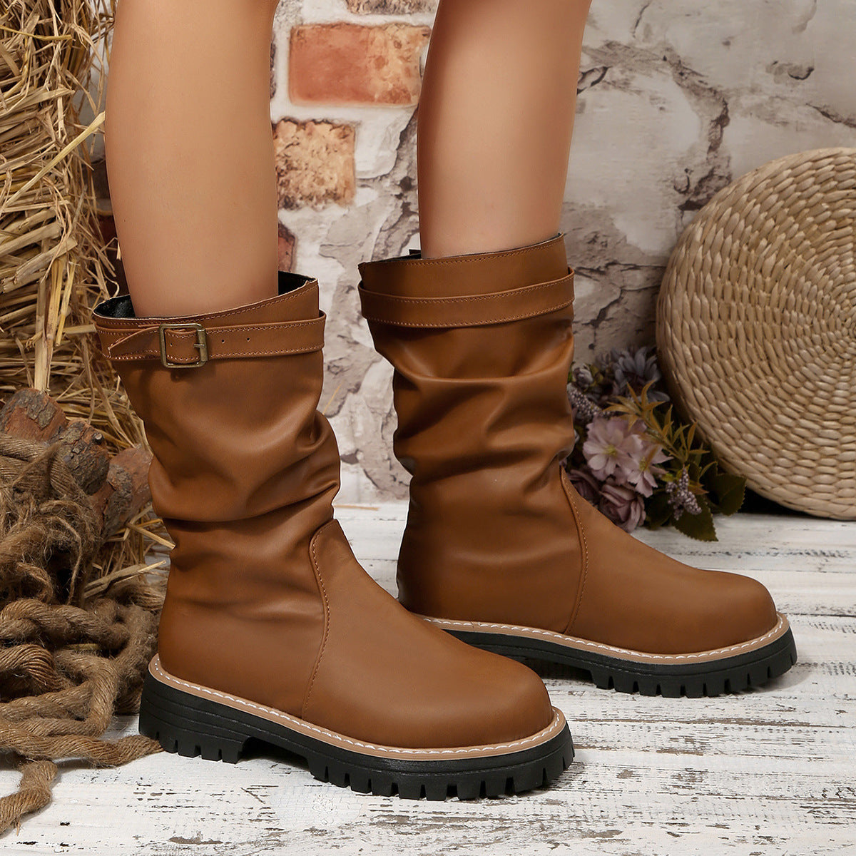 Beach Heeled Boots