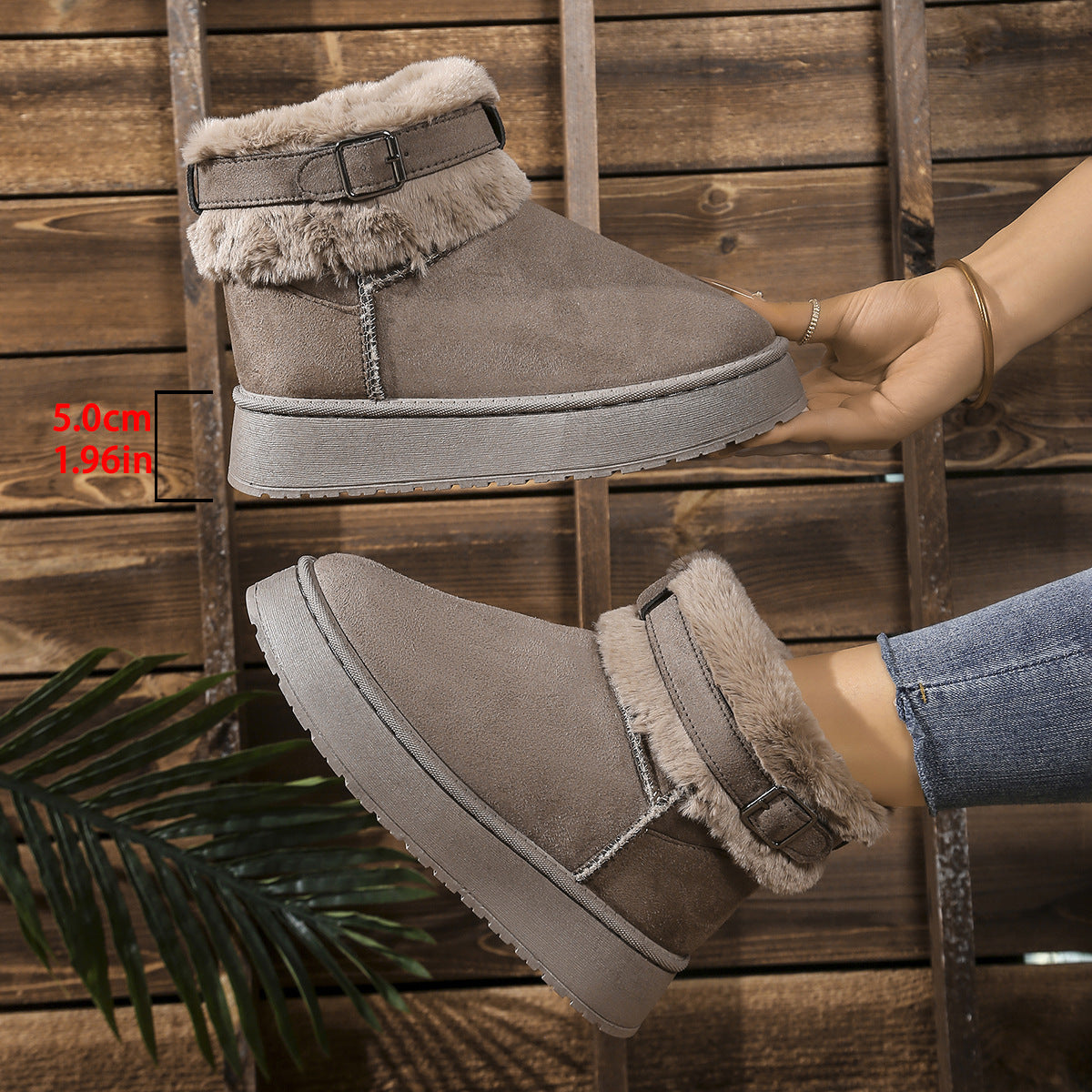 Simple Block-Heel Boots
