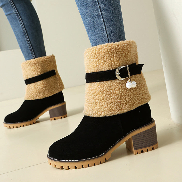 Light Suede Boots