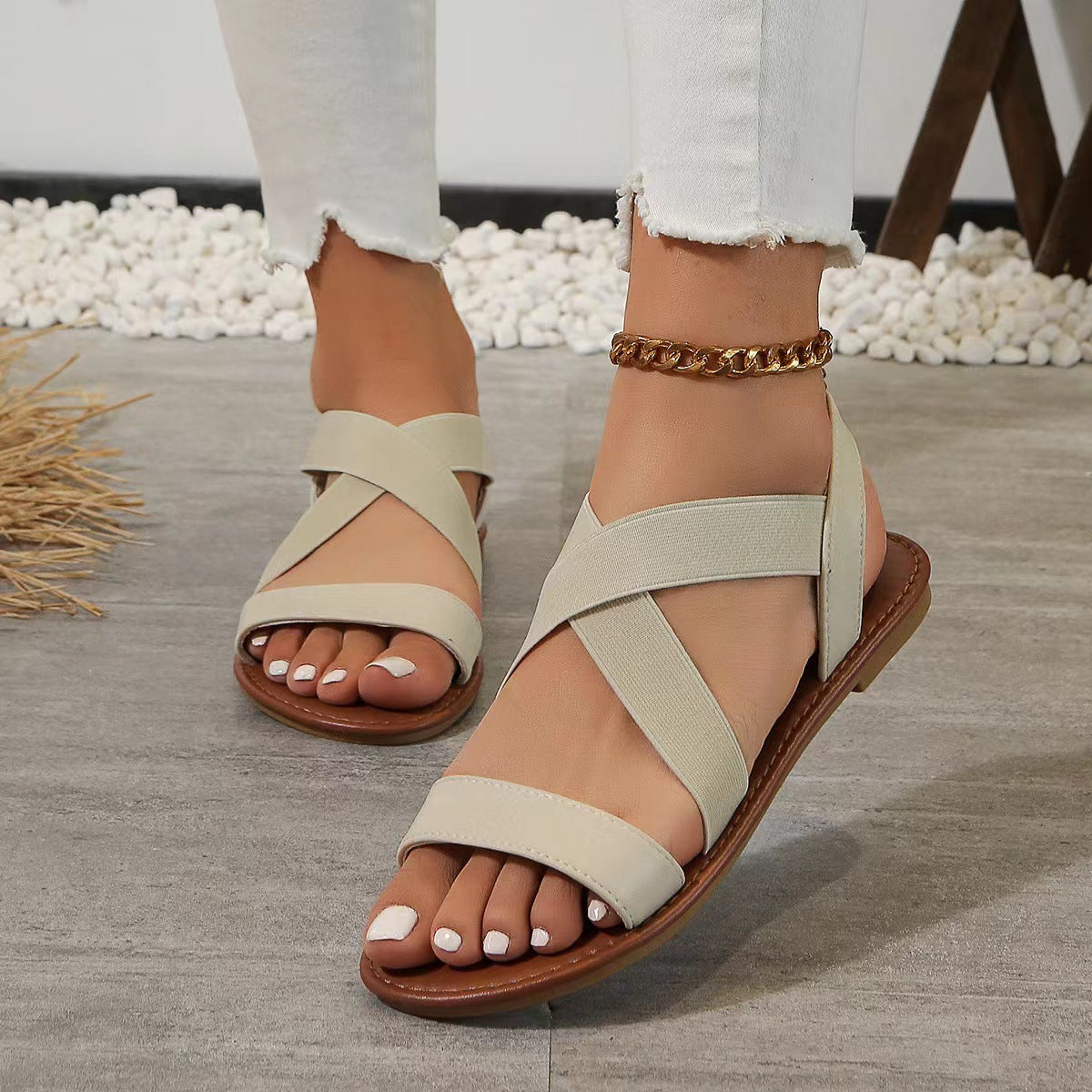 Natural Cushioned Sandals