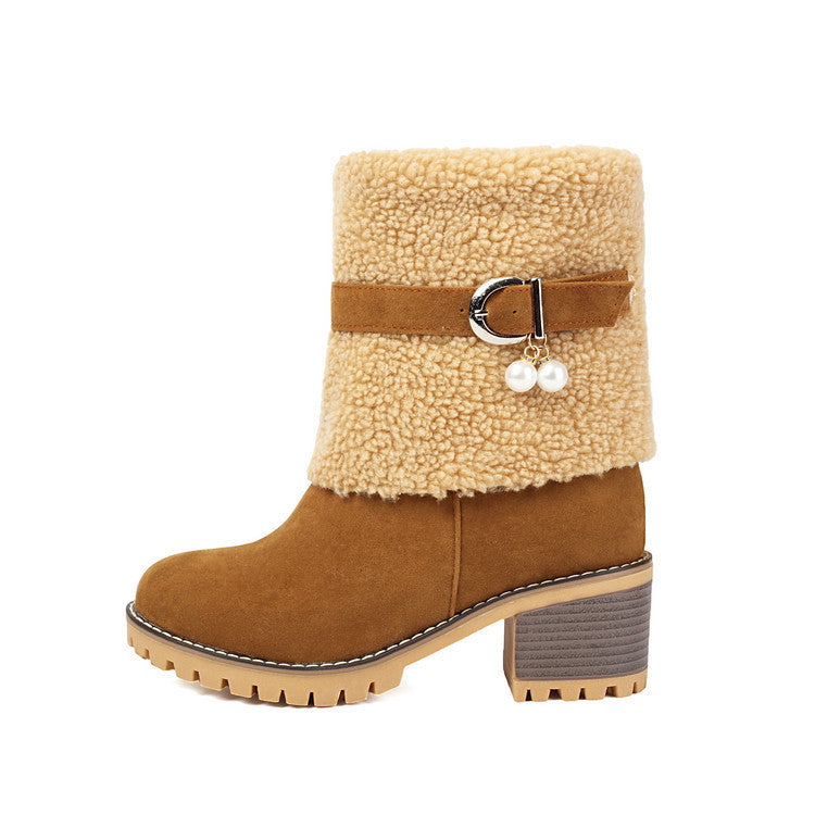 Light Suede Boots