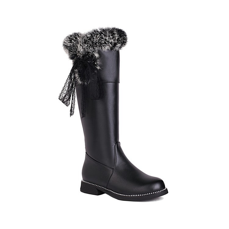 Simple Block-Heel Boots