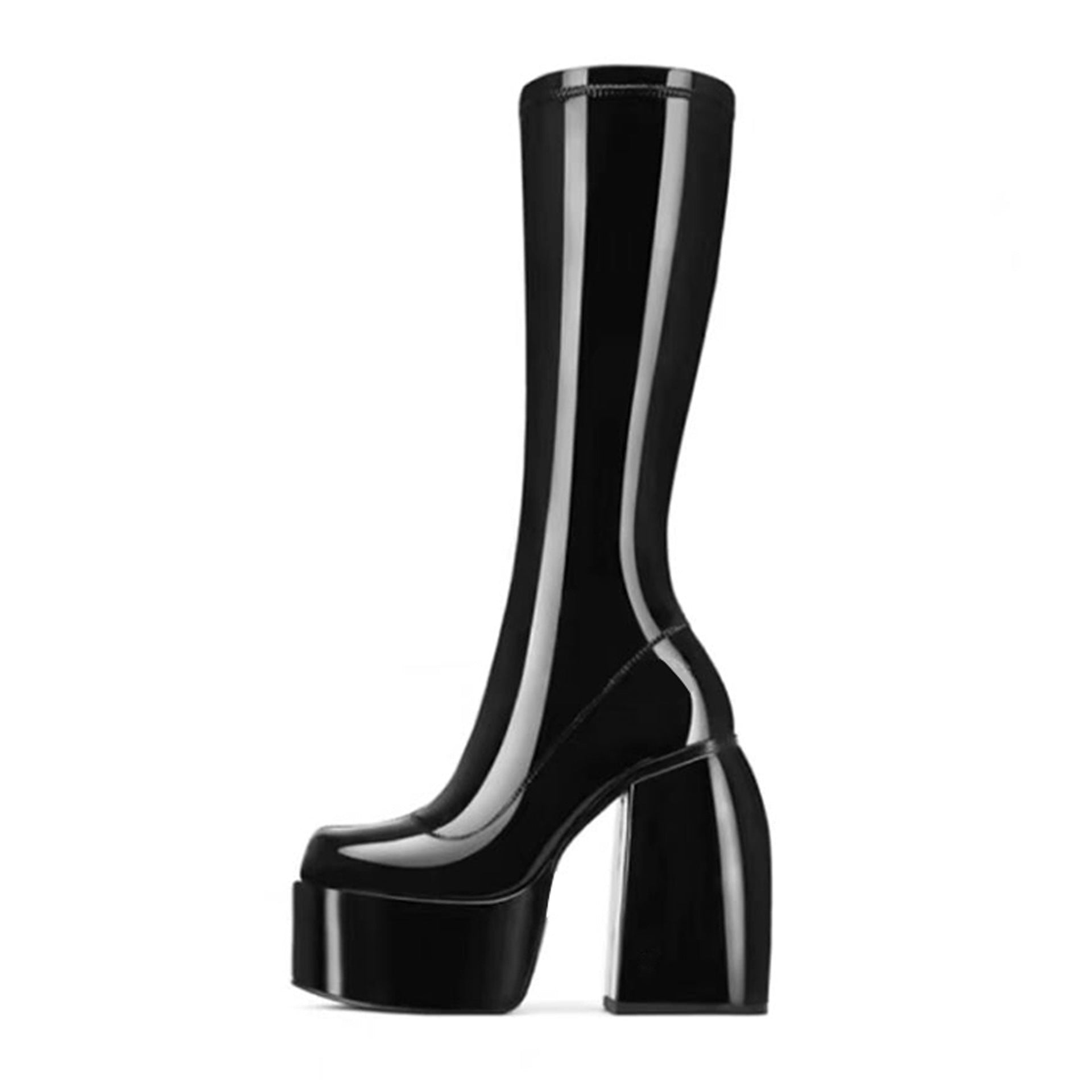 Minimal Knee-High Boots