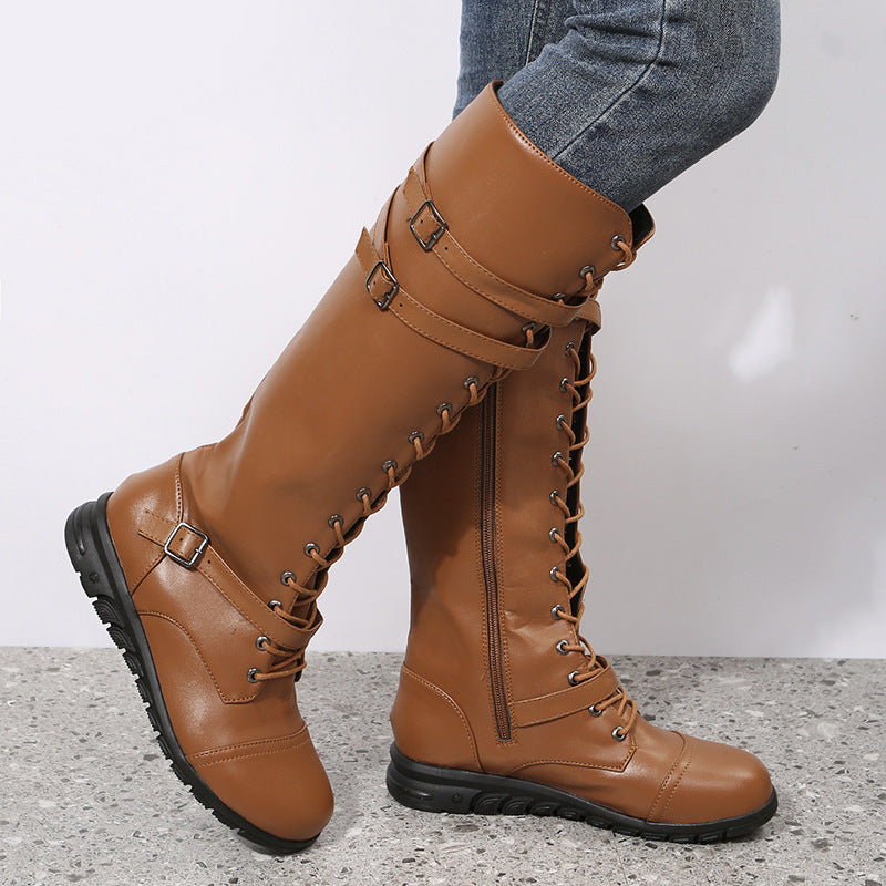 Warm Block-Heel Boots