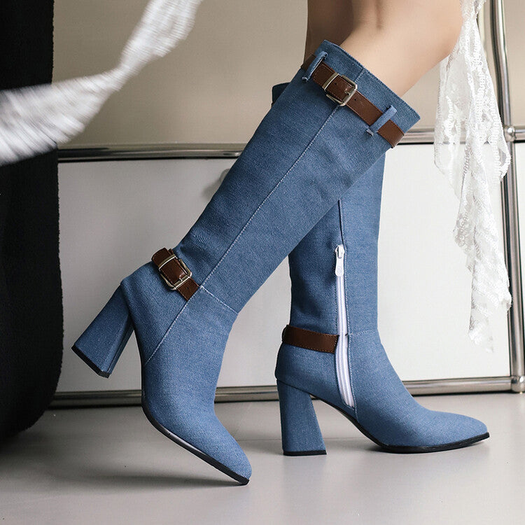 Airy Heeled Boots