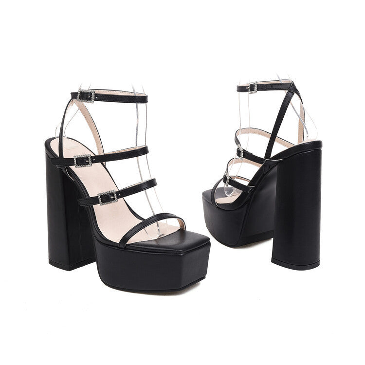 Easy Buckled Sandals