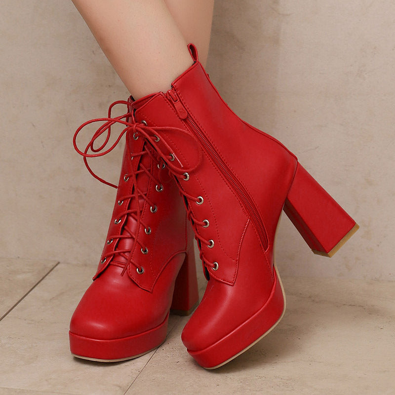 Simple Buckled Boots