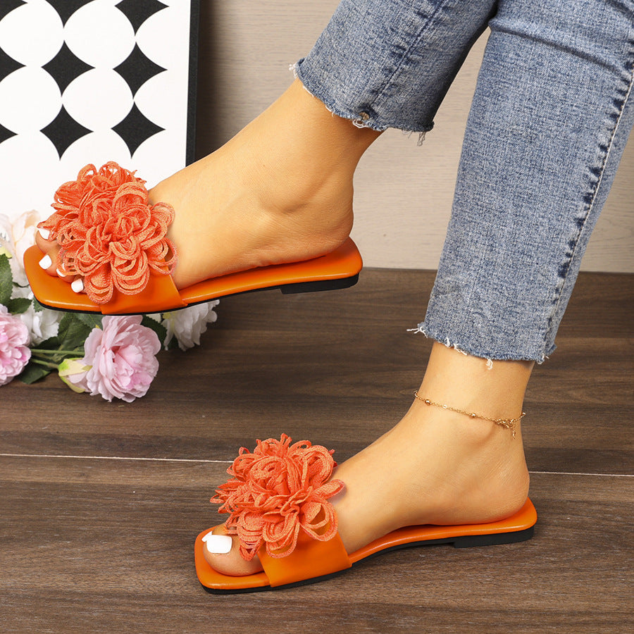Relaxed Slide Sandals