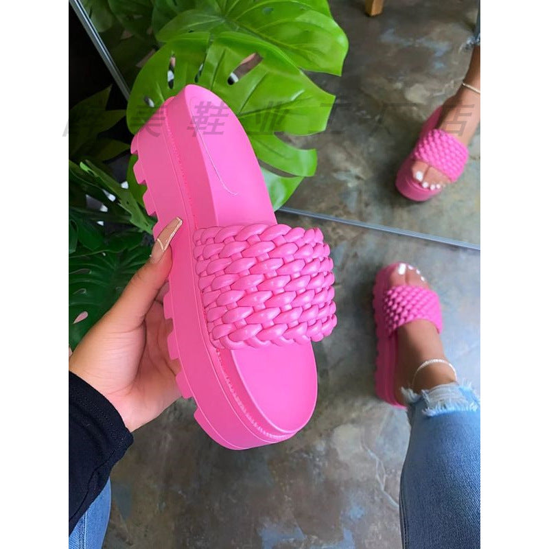 Breezy Raffia Sandals