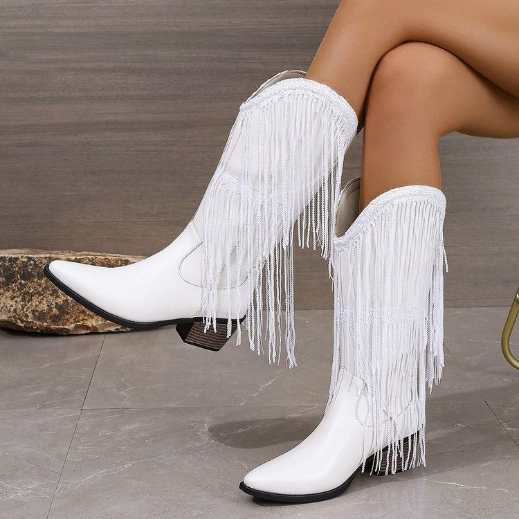 Warm Knee-High Boots
