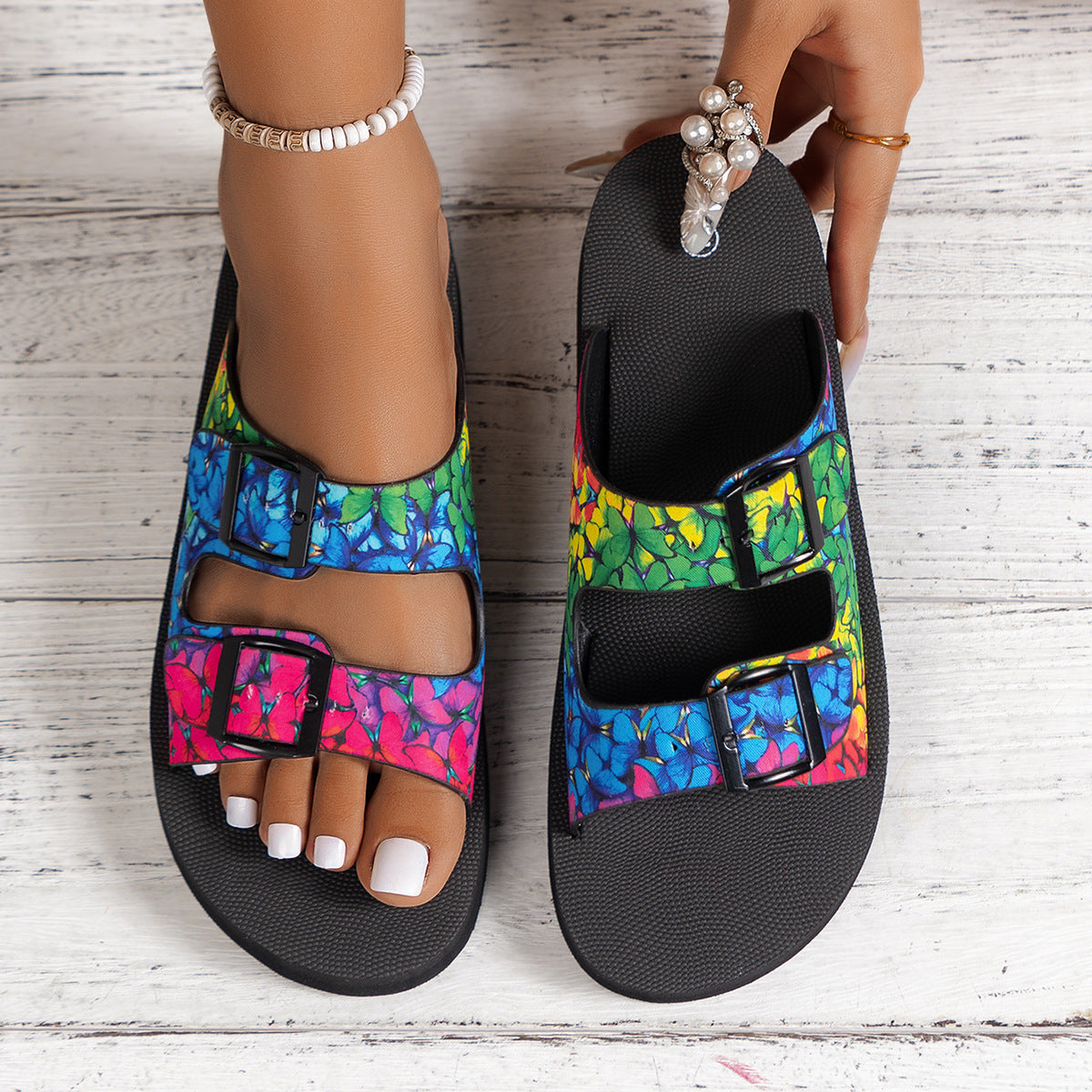 Airy Cork Sandals