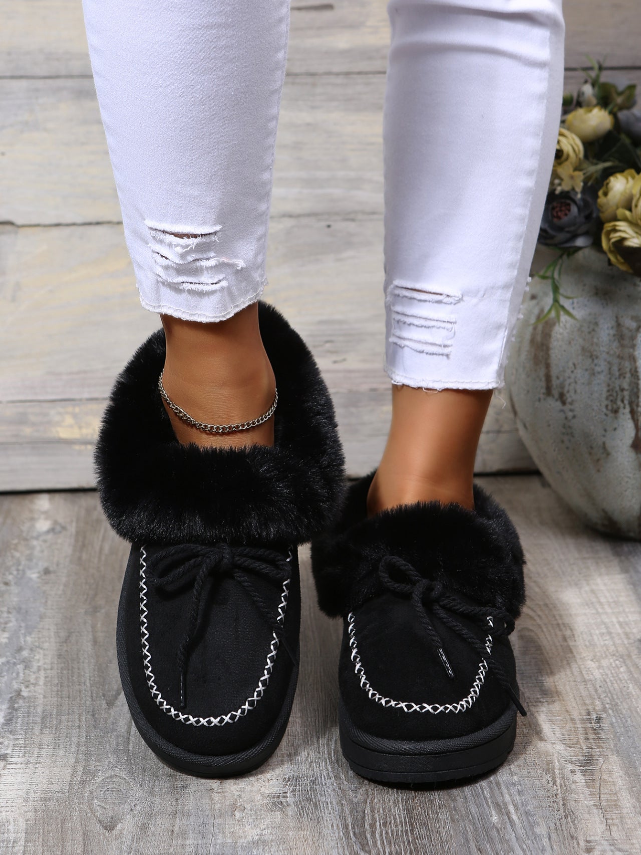 Natural Short Boots