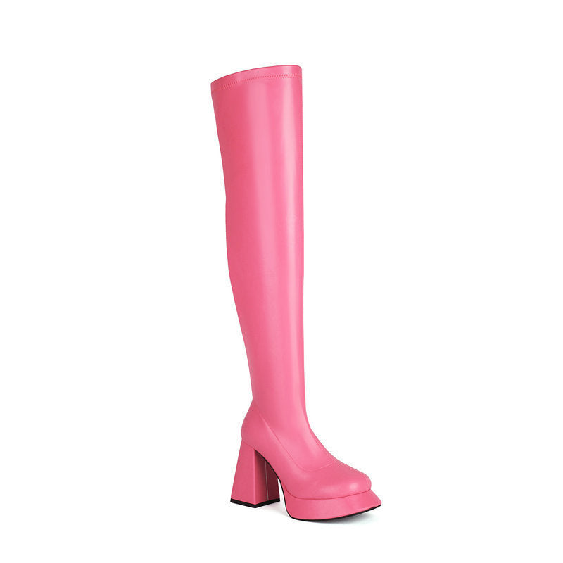 Relaxed Zip-Up Boots