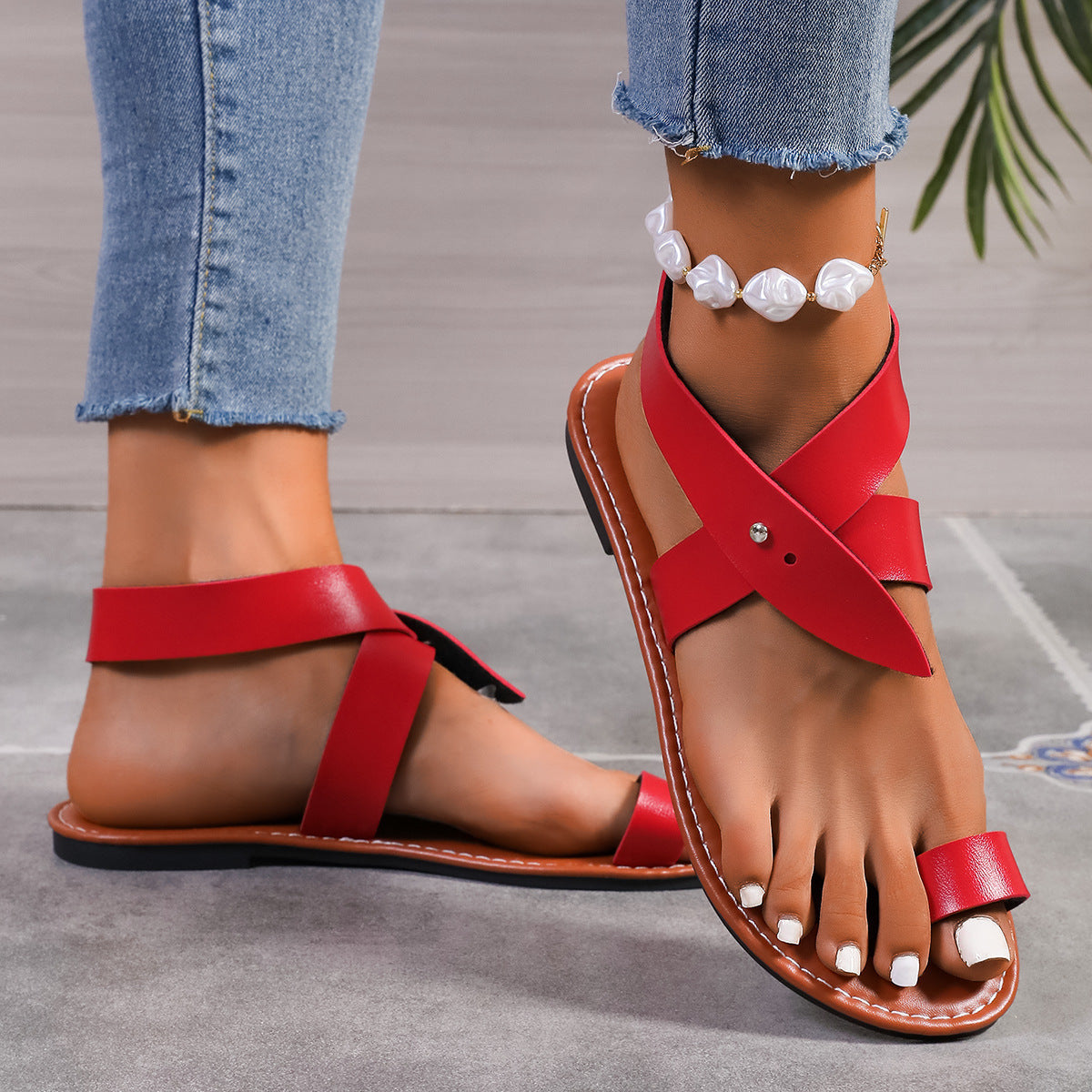 Vacation Leather Sandals