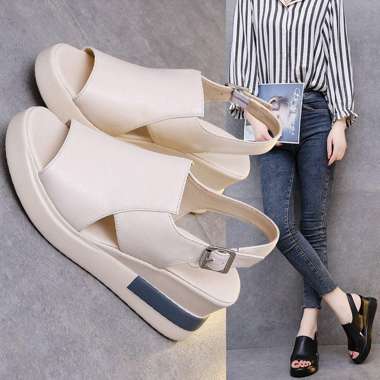 Clean Heeled Sandals