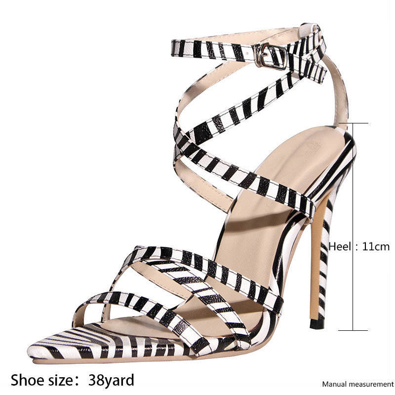 Clean Heeled Sandals
