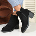 Relaxed Buckled Boots