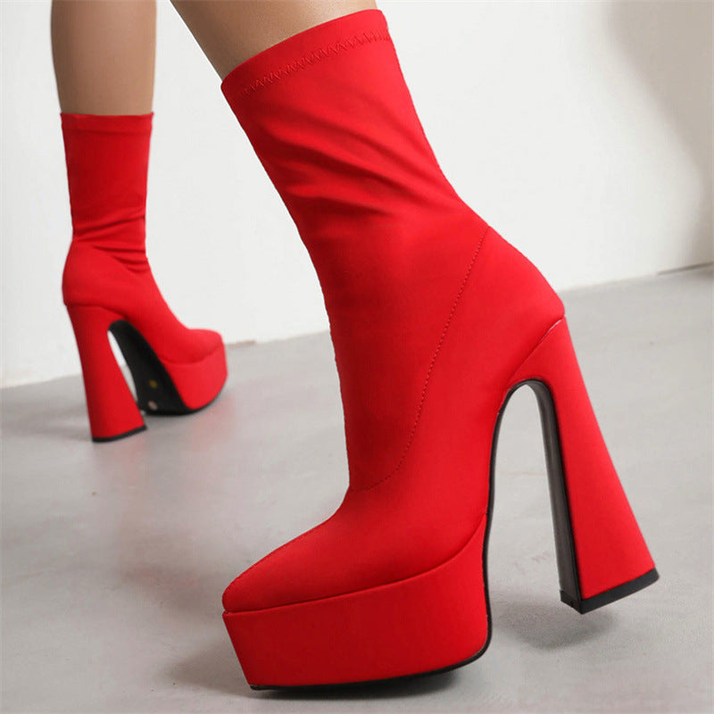 Fresh Block-Heel Boots