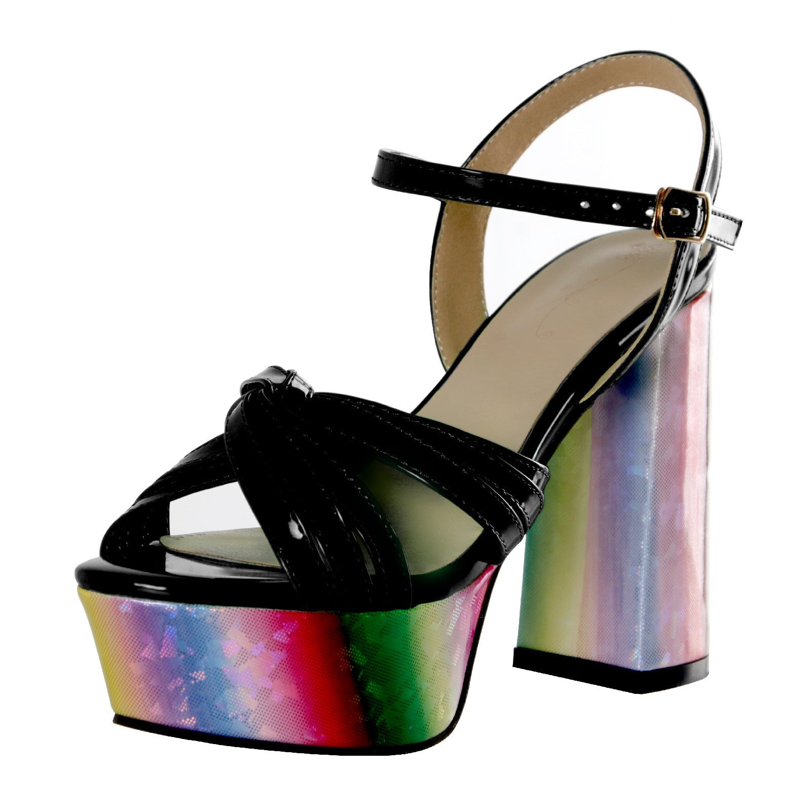 Natural Metallic Sandals